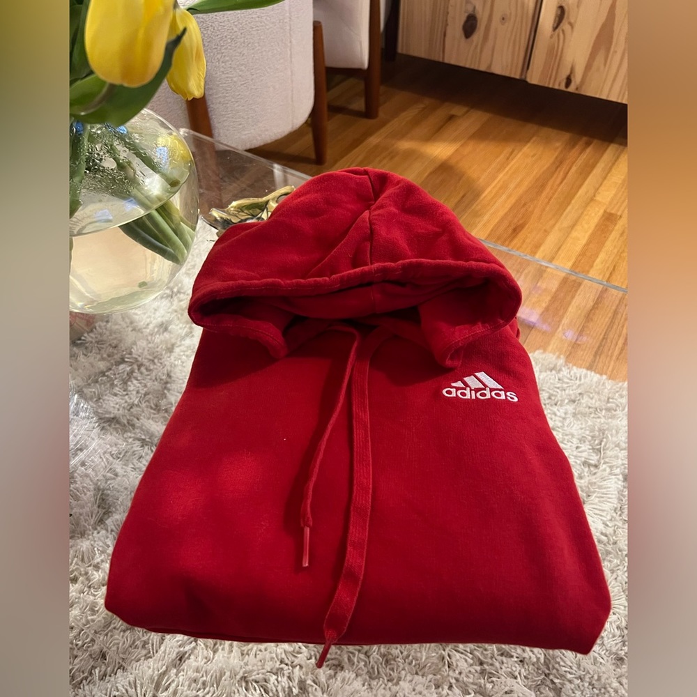 Adidas Fleece Pull Over Hoodie